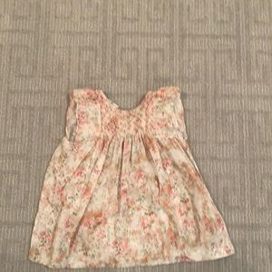 Bonpoint smocked pink floral dress